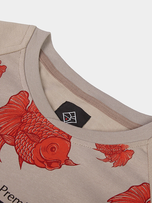 Лонгслив Убить Риту RICExPREMIER (размер XL, цвет Бежевый)