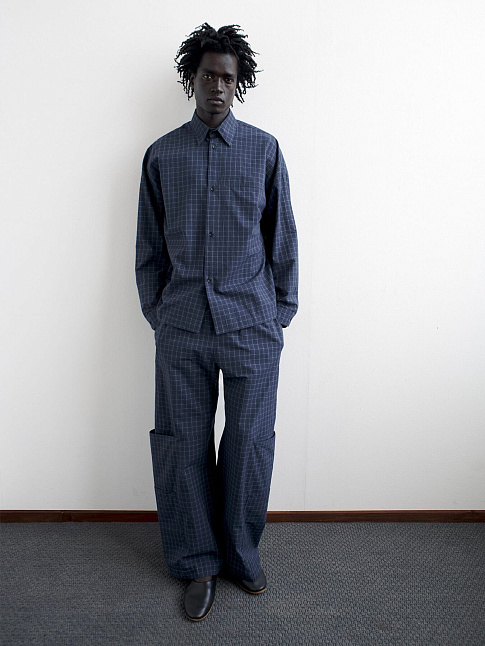 Рубашка POCKET PARKA (размер L, цвет Синий)