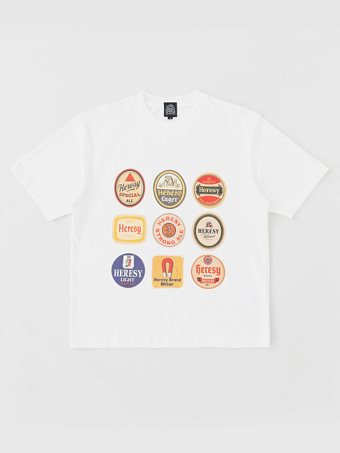 Футболка BEER (размер XXL, цвет Белый)