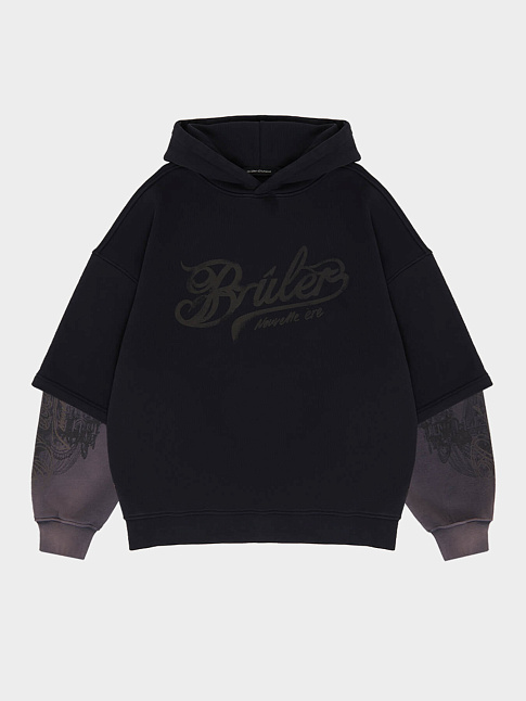 Худи LUSTRE VINTAGE (размер M, цвет Черный)