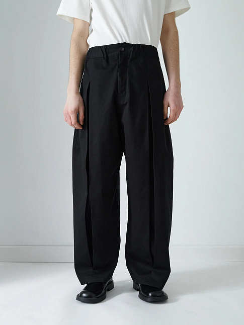 Брюки BOX PLEAT (размер XL, цвет Черный)