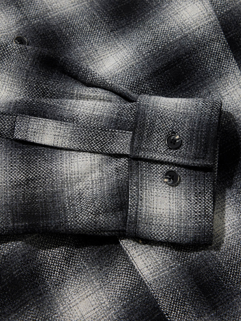 Рубашка RELAXED CHECKED (размер XXL, цвет Черный)