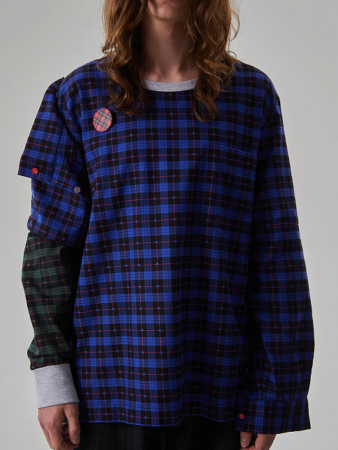 Рубашка DOUBLE SLEEVE (размер M, цвет Разноцветный)