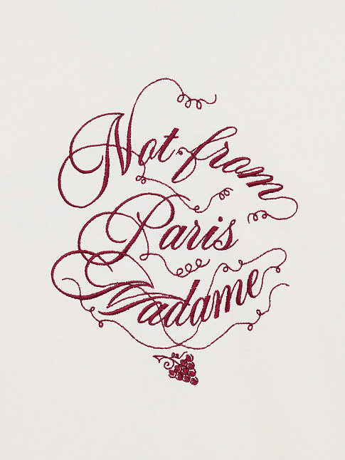 Рубашка PIQUEE SLOGAN VIGNES (размер L, цвет Бежевый)