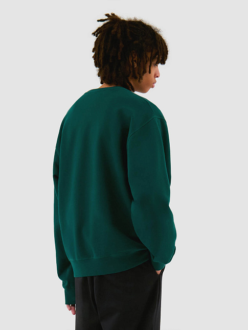 Свитшот LOGO (размер 4XL, цвет Зеленый)