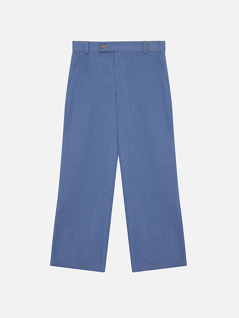 Джинсы Прямые (размер M, цвет Голубой)