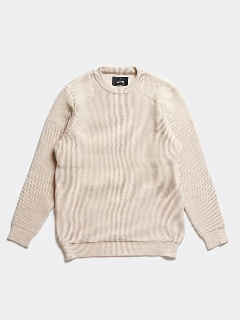 Свитер PADDED WAFFLE (размер 40, цвет Бежевый)