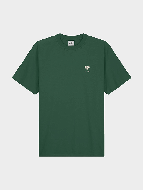 Футболка HEART LOGO (размер 4XL, цвет Зеленый)