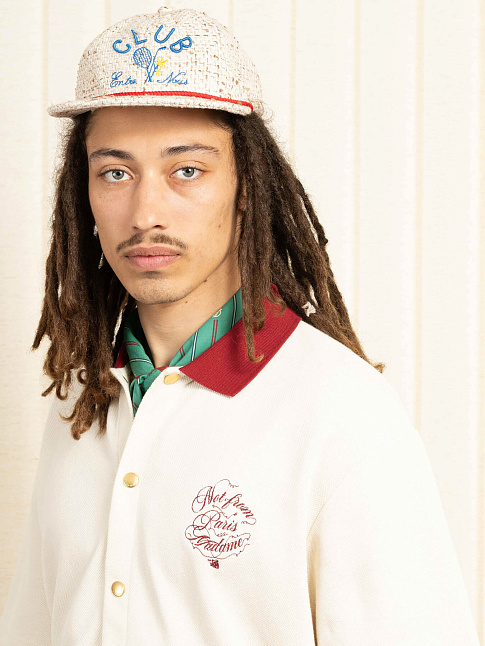 Рубашка PIQUEE SLOGAN VIGNES (размер L, цвет Бежевый)