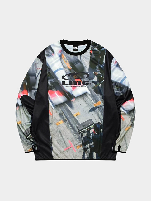 Лонгслив OVAL AOP (размер L, цвет Разноцветный)