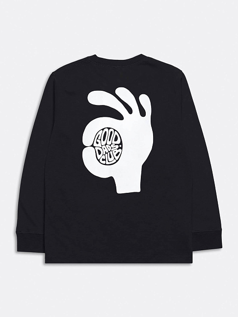 Лонгслив CUFFED (размер L, цвет Черный)