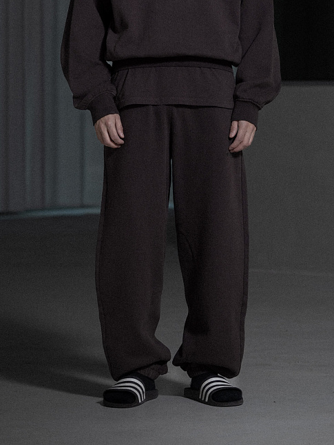 Брюки REGULAR (размер L, цвет Темно-коричневый)