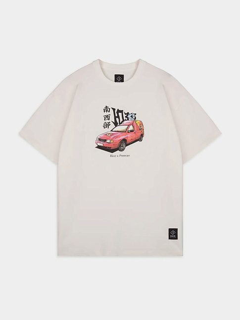 Футболка ЮЗЗЗ RICExPREMIER (размер XL, цвет Белый)