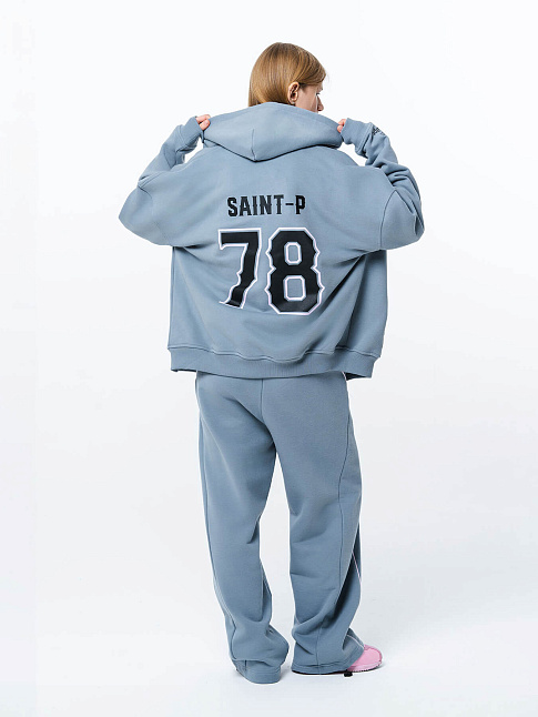 Худи ZIP ESPRIT D’EQUIPE SAINT-P (размер M, цвет Серый)