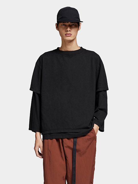 Лонгслив ZENO DOUBLE LAYER (размер XXL, цвет Черный)