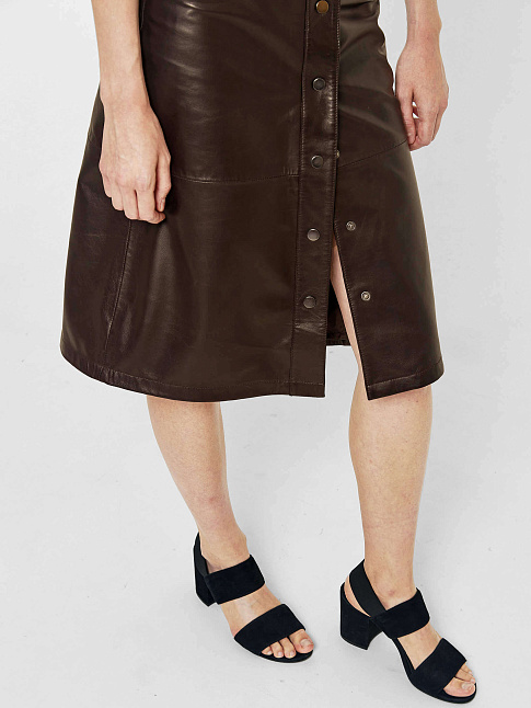 Юбка  (xxs, Коричневый)