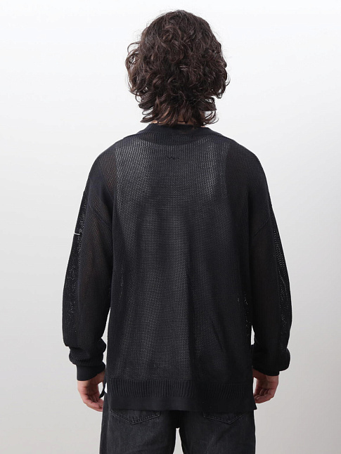 Кардиган HEMP MESH (размер M, цвет Черный)