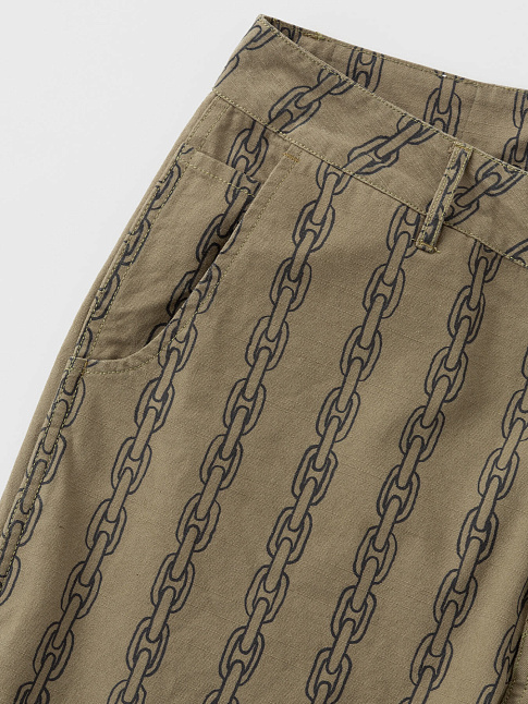 Брюки CHAIN (размер L, цвет Зеленый)