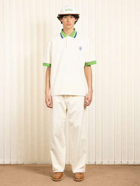 Поло PIQUE TRESSE (размер M, цвет Белый)