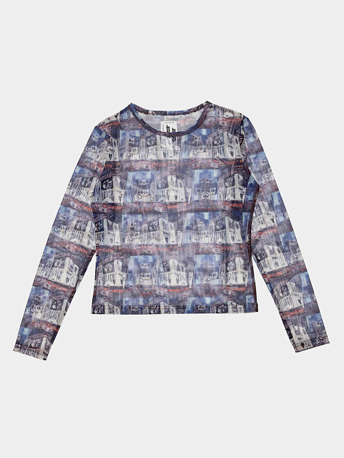 Топ Mesh (размер s, цвет Разноцветный)